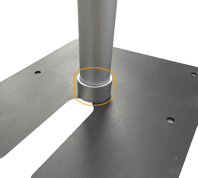 Upright Anti-Dent Support