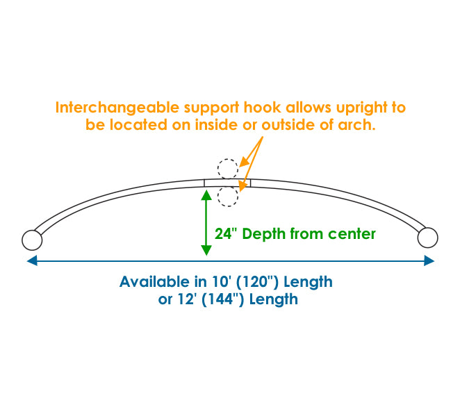 Curved Crossbar (Bar Only)