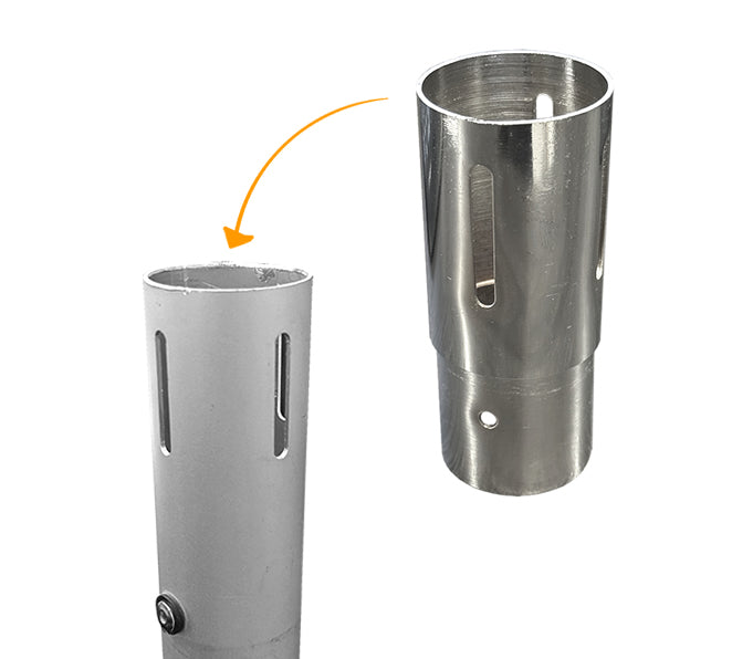 Steel Top Slot Add-On For Uprights