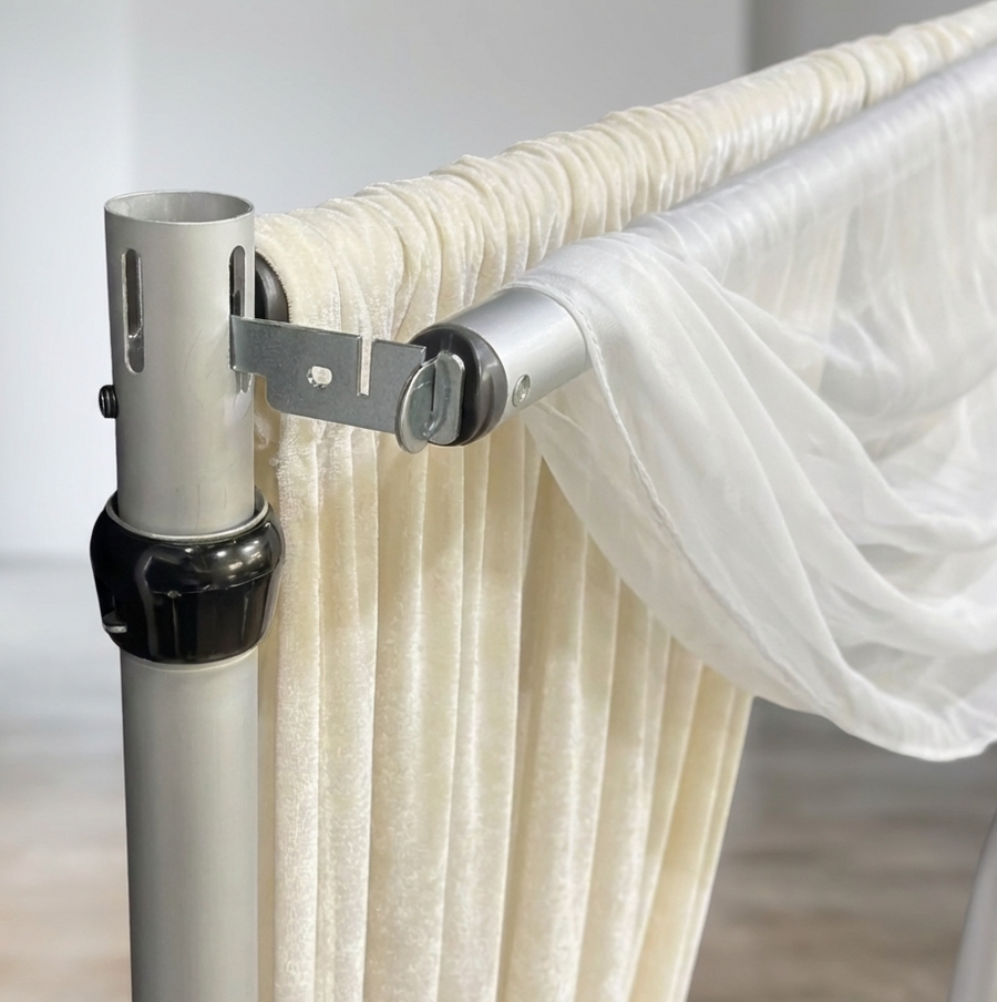 Double Crossbar Hanger for Pipe & Drape