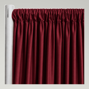 Interlock (Ecoline) Drapery Panels — Burgundy 1233 — authentic source, consistent neutral studio