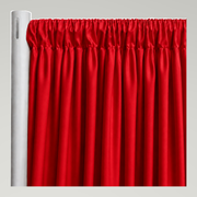 Interlock (Ecoline) Drapery Panels — Red 1190 — authentic source, consistent neutral studio