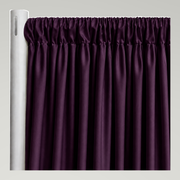 Interlock (Ecoline) Drapery Panels — Raisin 1356 — authentic source, consistent neutral studio