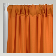 Scuba (Wrinkle-Free) Drapery Panels — Orange 1406 — authentic source, consistent neutral studio