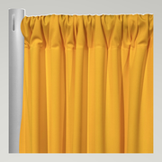 Scuba (Wrinkle-Free) Drapery Panels — Yellow 1900 — authentic source, consistent neutral studio