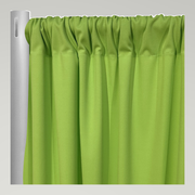 Scuba (Wrinkle-Free) Drapery Panels — Lime 1725 — authentic source, consistent neutral studio