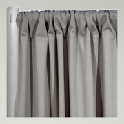 Scuba (Wrinkle-Free) Drapery Panels — Gray — authentic source, consistent neutral studio