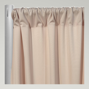 Scuba (Wrinkle-Free) Drapery Panels — Pink Salmon 1720 — authentic source, consistent neutral studio
