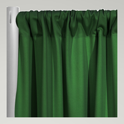 Scuba (Wrinkle-Free) Drapery Panels — Kelly Green 1260 — authentic source, consistent neutral studio