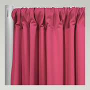 Scuba (Wrinkle-Free) Drapery Panels — Fuchsia — authentic source, consistent neutral studio