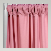 Scuba (Wrinkle-Free) Drapery Panels — Dusty Rose 1162 — authentic source, consistent neutral studio