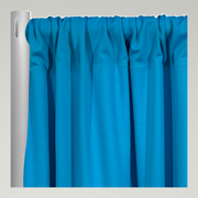 Scuba (Wrinkle-Free) Drapery Panels — Turquoise 1142 — authentic source, consistent neutral studio