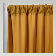 Scuba (Wrinkle-Free) Drapery Panels — Gold 1326 — authentic source, consistent neutral studio