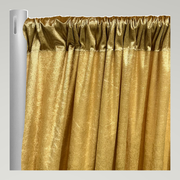 Lush Velvet Drapery Panels — Gold — authentic source, consistent neutral studio