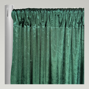 Lush Velvet Drapery Panels — Hunter Green — authentic source, consistent neutral studio