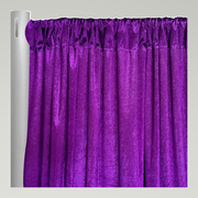 Lush Velvet Drapery Panels — Purple — authentic source, consistent neutral studio