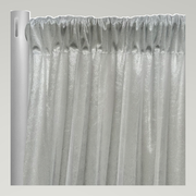 Lush Velvet Drapery Panels — White — authentic source, consistent neutral studio