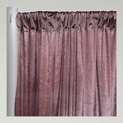 Lush Velvet Drapery Panels — Mauve — authentic source, consistent neutral studio