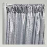 Lush Velvet Drapery Panels — Silver — authentic source, consistent neutral studio