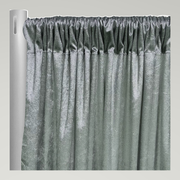 Lush Velvet Drapery Panels — Sea Foam — authentic source, consistent neutral studio