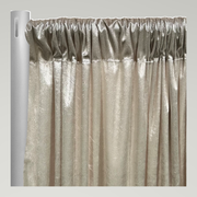 Lush Velvet Drapery Panels — Bone — authentic source, consistent neutral studio