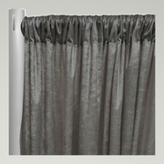 Lush Velvet Drapery Panels — Grey — authentic source, consistent neutral studio