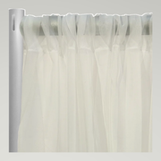 Voile Drapery Panels — Ivory — authentic source, consistent neutral studio