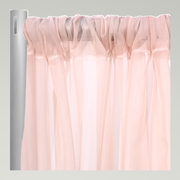 Voile Drapery Panels — Pink 37 — authentic source, consistent neutral studio