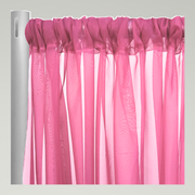 Voile Drapery Panels — Fuchsia — authentic source, consistent neutral studio