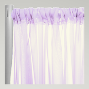 Voile Drapery Panels — Lilac 170 — authentic source, consistent neutral studio