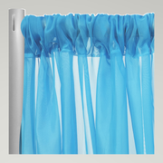 Voile Drapery Panels — Turquoise 1142 — authentic source, consistent neutral studio