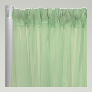 Voile Drapery Panels — Sage — authentic source, consistent neutral studio