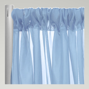 Voile Drapery Panels — Dusk Blue 20 — authentic source, consistent neutral studio