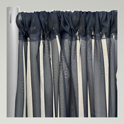 Voile Drapery Panels — Navy 245 — authentic source, consistent neutral studio