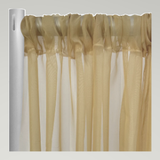 Voile Drapery Panels — Mocha 8 — authentic source, consistent neutral studio