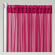 Chiffon Drapery Panels — Fuchsia 1220 — authentic source, consistent neutral studio