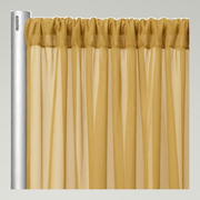 Chiffon Drapery Panels — Gold 1187 — authentic source, consistent neutral studio