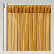 Chiffon Drapery Panels — Gold 1188 — authentic source, consistent neutral studio