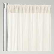 Chiffon Drapery Panels — Ivory 1112 — authentic source, consistent neutral studio