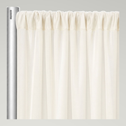 Chiffon Drapery Panels — Ivory 1113 — authentic source, consistent neutral studio