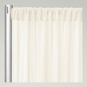 Chiffon Drapery Panels — Ivory 1114 — authentic source, consistent neutral studio