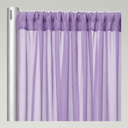 Chiffon Drapery Panels — Lilac 1174 — authentic source, consistent neutral studio