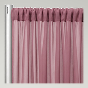 Chiffon Drapery Panels — Mauve 1271 — authentic source, consistent neutral studio