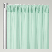 Chiffon Drapery Panels — Mint 1765 — authentic source, consistent neutral studio