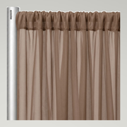 Chiffon Drapery Panels — Mocha 1771 — authentic source, consistent neutral studio