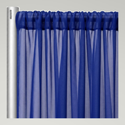Chiffon Drapery Panels — Royal 1149 — authentic source, consistent neutral studio