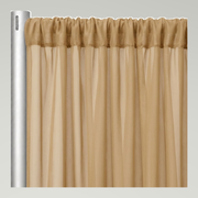 Chiffon Drapery Panels — Taupe 1183 — authentic source, consistent neutral studio